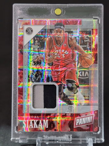 2019 black Friday Hyperplaid jersey refractor 5/5 prizm ssp pascal Siakam 