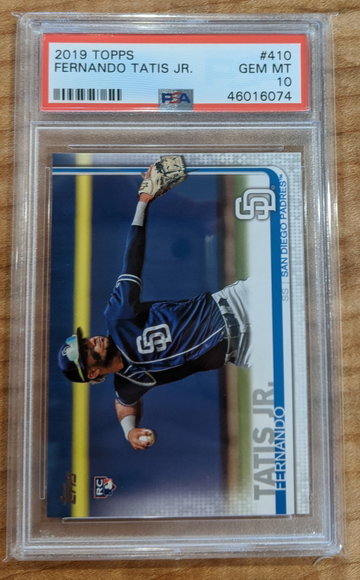 2019 Topps Series 2 Fernando Tatis Jr. 410 PSA 10