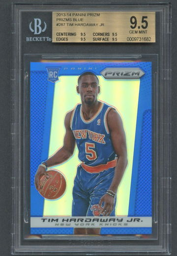 2013 Prizm Blue TIM HARDAWAY JR RC #287 BGS 9.5