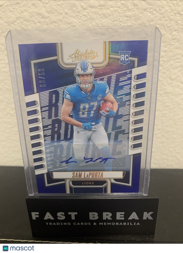 2023 Panini Absolute Sam LaPorta #115 Spectrum Parallel/Variety Rookie Panini Authentic