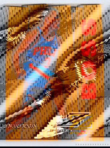 1997 98 Skybox Z Force ALLEN IVERSON Boss #8