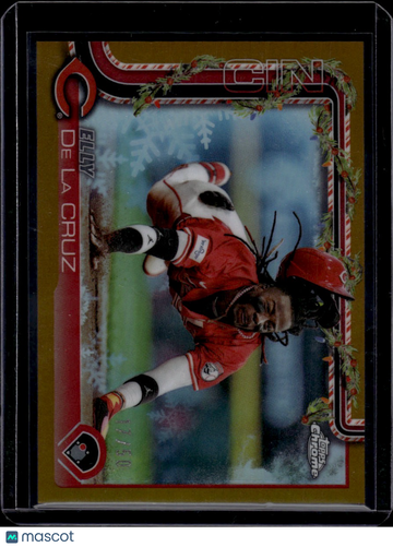 2025 Topps Chrome Holiday Elly De La Cruz #HC97 /50