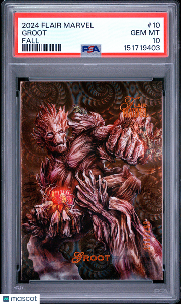 2024 Upper Deck Flair Marvel Groot #10 PSA 10