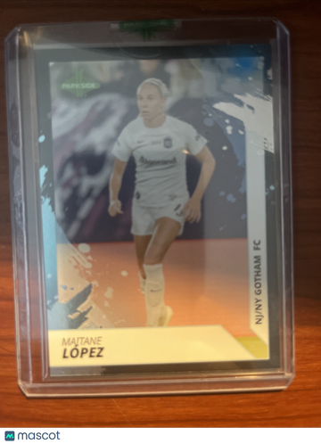 2024 Parkside NWSL Vol. 1 Maitane Lopez #8 Black Onyx 1/2