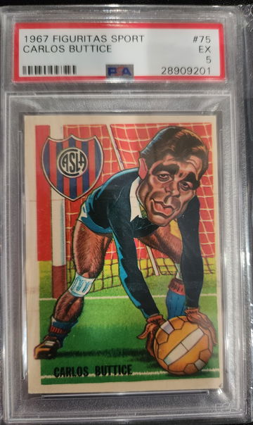 Carlos Buttice 1967 Figuritas Sport #75