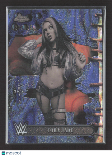 2025 Topps Chrome WWE Cora Jade #73 Blue 121/126