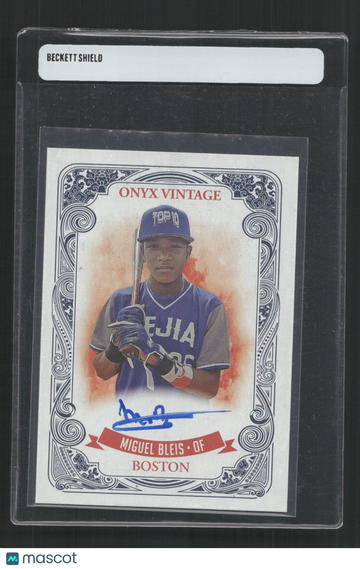 2021 Onyx Vintage MIGUEL BLEIS #VAMI BLUE AUTOGRAPH AU,SN,/325