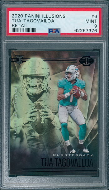 2020 Illusions Tua Tagovailoa #6 RC PSA 9