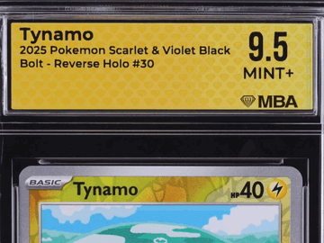 2025 Pokemon Scarlet & Violet Black Bolt Tynamo Reverse Holo MBA 9.5 #30