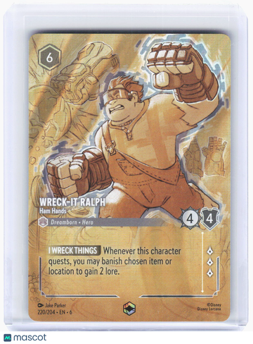 Azurite Sea Wreck-It Ralph - Ham Hands (Enchanted) Foil Enchanted #220/204