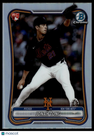 2026 Bowman Jonah Tong #65 Rookie Red RC Logo RC