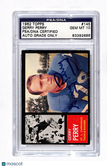 1962 Topps Gerry Perry #145