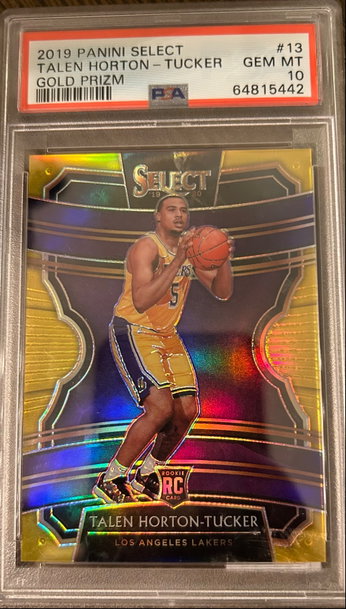 2019 Panini Select Talen Horton Tucker Gold PSA 10