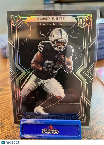 2022 Obsidian Zamir White #136 Rookie
