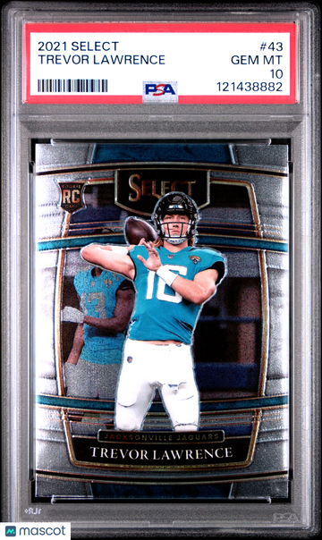 2021 Panini Select Trevor Lawrence #43 PSA 10