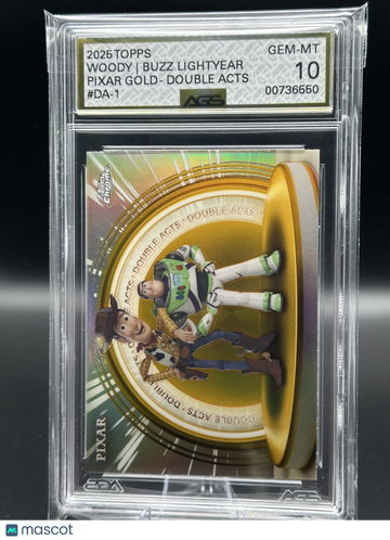 2025 Topps Chrome Disney Pixar Gold Double Acts Double Acts #DA-1 10