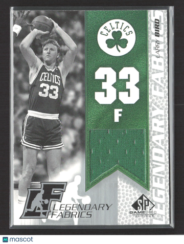 2003 Upper Deck SP Game Used Legendary Fabrics Larry Bird #LB-L Game-Used Jersey