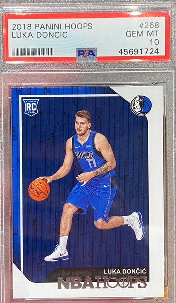 2018 Hoops Luka Doncic psa 10