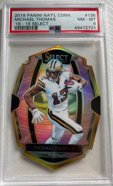 2018-19 Panini Select Michael Thomas PSA 8 /4 SSP
