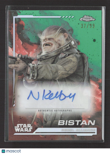 2023 Topps Chrome Star Wars Nick Kellington Authentic Autograph 37/99 #AU-KL