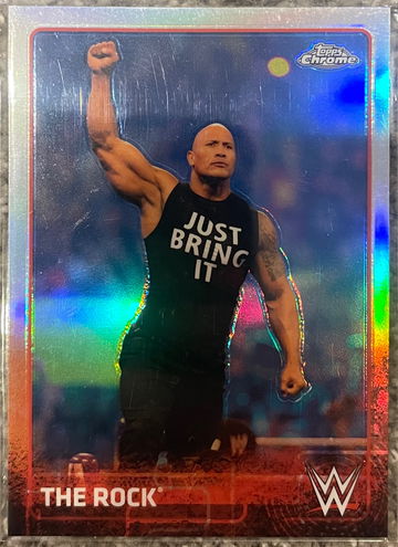 2015 Topps Chrome The Rock Refractor