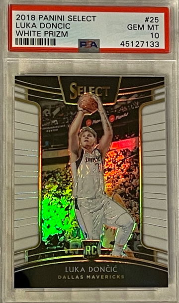2018 Select Luka Doncic White Prizm PSA 10! 🔥