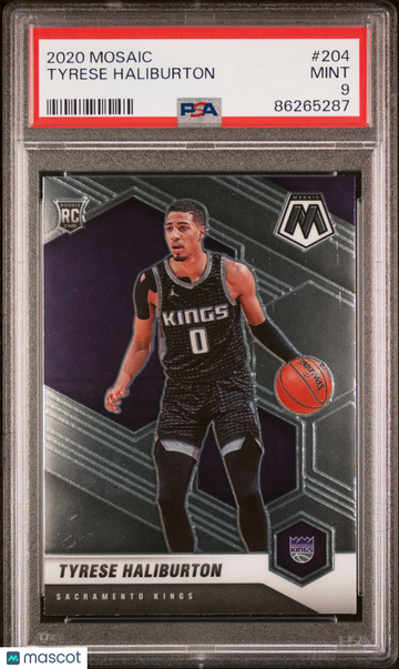 2020 Panini Mosaic Tyrese Haliburton #204 PSA 9