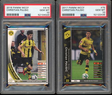 2016 2017 Panini WCCF Christian Pulisic PSA 10 Set Lot