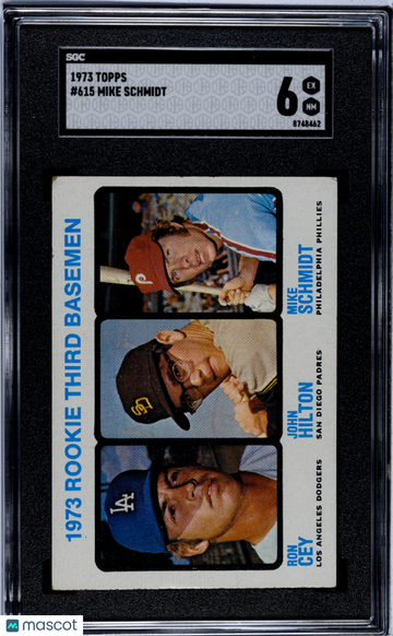 1973 Topps Mike Schmidt #615 SGC 6