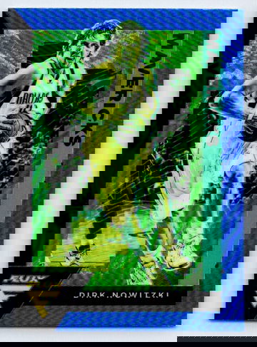 2020 21 Panini Flux DIRK NOWITZKI Blue Prizm Parallel #191