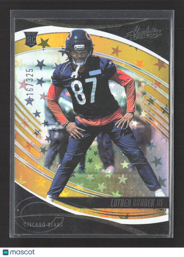 2025 Panini Absolute Football Luther Burden III #154 Stars RC -16/325