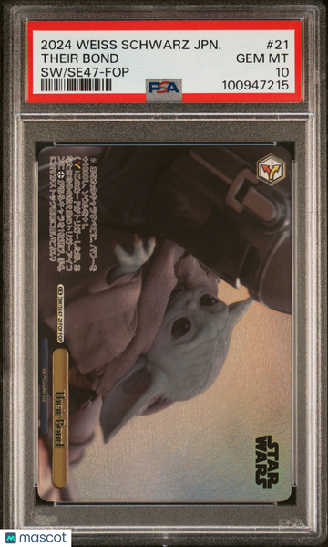 2024 Weiss Schwarz Japanese Star Wars Premium Booster Vol.2 Their Bond Japanese SW/Se47-Force Parallel PSA 10 #21
