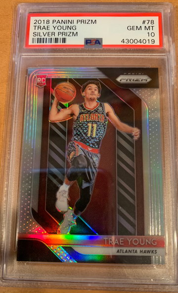 Trae Young Prizm Silver