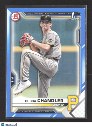 2021 Bowman Draft Bubba Chandler #BD-41 Blue Paper 1st Bowman