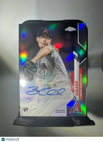 2020 Topps Chrome Update - Autographs Zac Gallen #USA-ZG