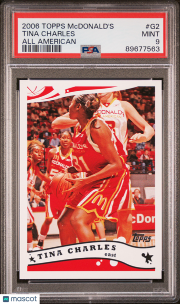 2006 Topps Mcdonald's All American Tina Charles #G2 PSA 9
