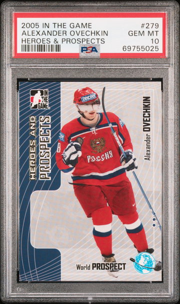 2005 Itg Heroes and Prospects Alex Ovechkin #279 PSA 10