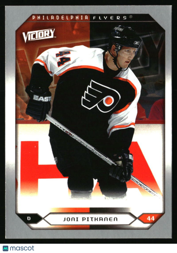 2005-06 Upper Deck Joni Pitkanen #237 2005-06 Upper Deck Victory Update Philadelphia Flyers