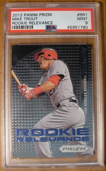 Mike Trout 2012 Prizm Rookie Relevance PSA 9