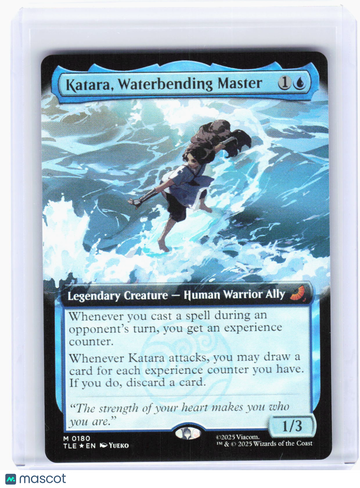 Avatar: The Last Airbender: Eternal-Legal Katara, Waterbending Master (Extended Art) Foil Mythic #180