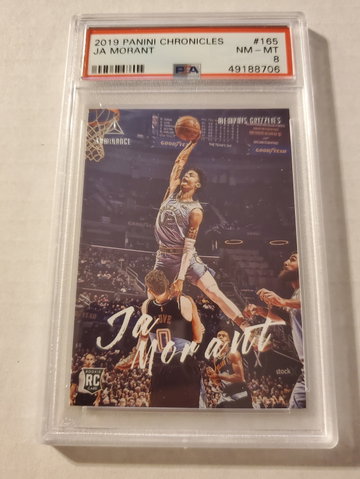Ja Morant 2019 Chronicles Luminance #165 PSA 8 