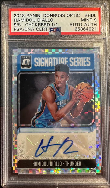 2018 Donruss Optic Hamidou Diallo Checkerboard 1/1
