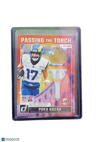2024 Panini Donruss Passing the Torch Torry Holt Puka Nacua #PTT-RAM Memorabilia
