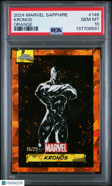 2024 Topps Chrome Marvel Sapphire Edition Kronos #146 PSA 10
