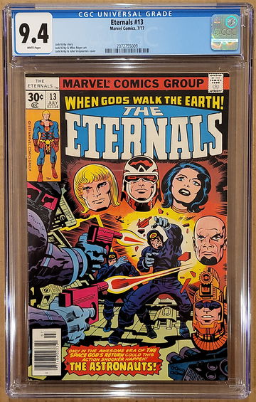 Eternals #13 CGC 9.4 WP 1st Appearance Gilgamesh 1977 NM+