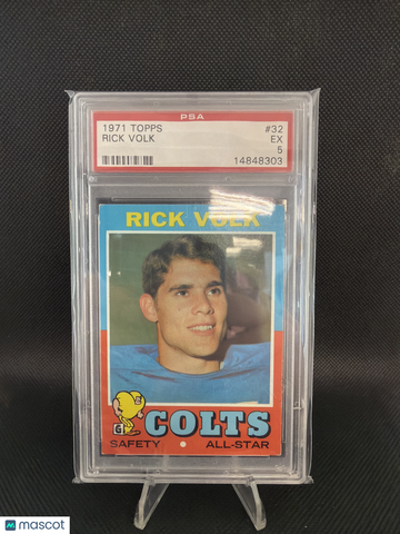 1971 Topps Rick Volk PSA 5