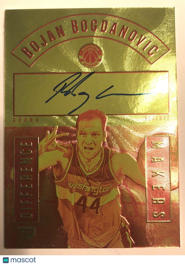2016 Panini Grand Reserve BOJAN BOGDANOVIC Auto Difference Makers SP /99 Wizards
