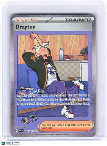 Prismatic Evolutions Drayton Holo Special Illustration Rare #172