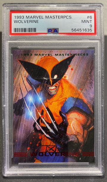 1993 Marvel Masterpieces Wolverine #6 PSA 9