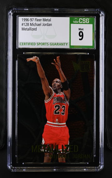 1996 MICHAEL JORDAN FLEER METAL METALLIZED